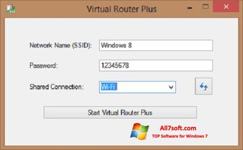 截图 Virtual Router Plus Windows 7