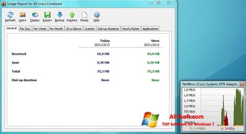 截图 NetWorx Windows 7
