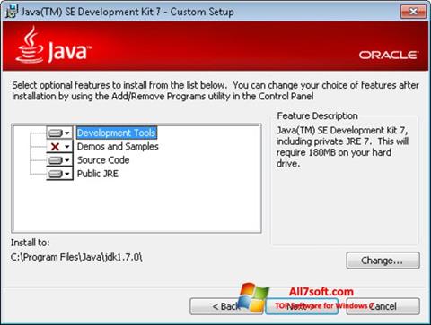 截图 Java SE Development Kit Windows 7