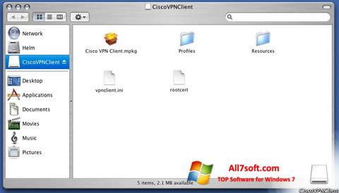 截图 Cisco VPN Client Windows 7