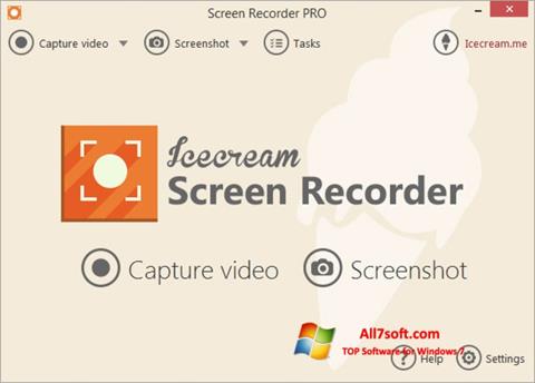 截图 Icecream Screen Recorder Windows 7