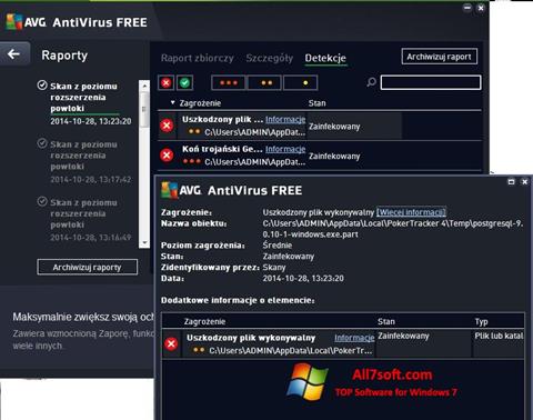 截图 AVG AntiVirus Free Windows 7