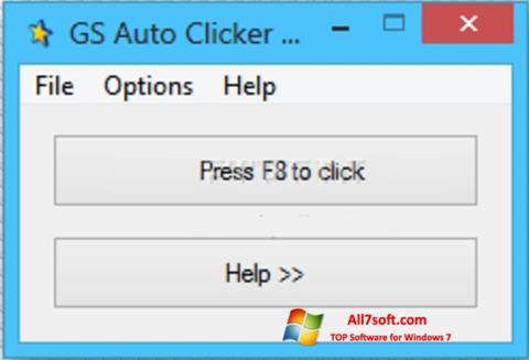 截图 GS Auto Clicker Windows 7