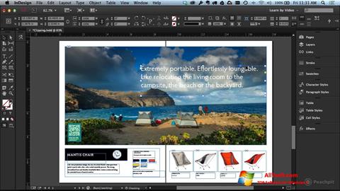 截图 Adobe InDesign Windows 7