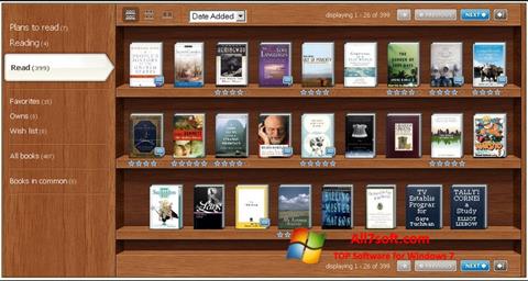 截图 Bookshelf Windows 7