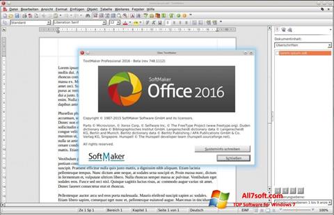 截图 SoftMaker Office Windows 7