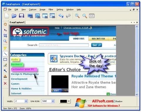 截图 EasyCapture Windows 7