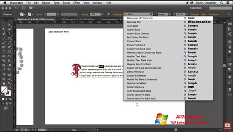 截图 Adobe Illustrator Windows 7