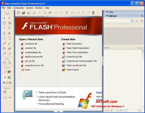 截图 Macromedia Flash Player Windows 7