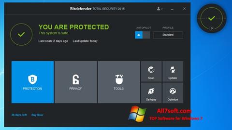 截图 Bitdefender Windows 7