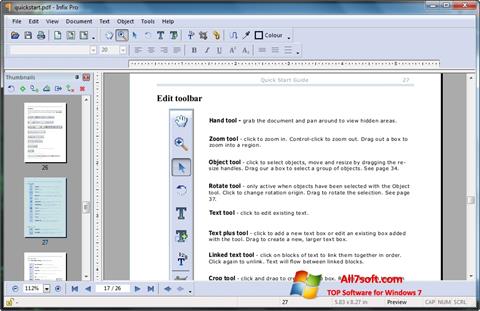 截图 Infix PDF Editor Windows 7
