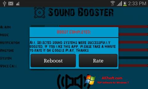 截图 Sound Booster Windows 7