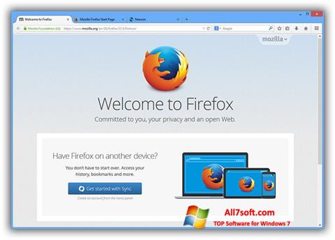 截图 Mozilla Firefox Offline Installer Windows 7