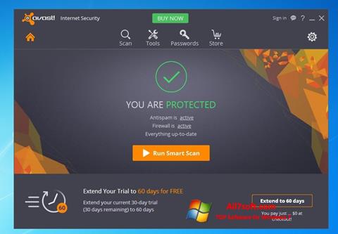 截图 Avast Internet Security Windows 7