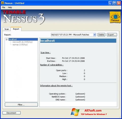 截图 Nessus Windows 7