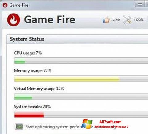 截图 Game Fire Windows 7