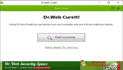 截图 Dr.Web CureIt Windows 7